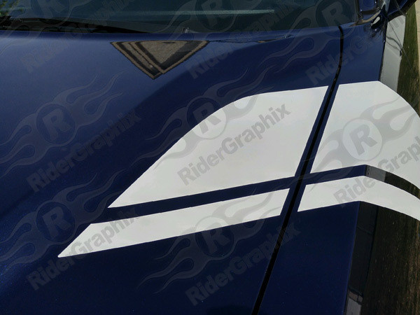2015 - Up Dodge Challenger Scat Pack Inspired Hood to Fender Stripes