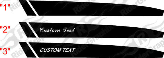 2008 - Up Dodge Challenger Strobe Accent Stripe Graphic Kit