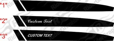 2008 - Up Dodge Challenger Strobe Accent Stripe Graphic Kit