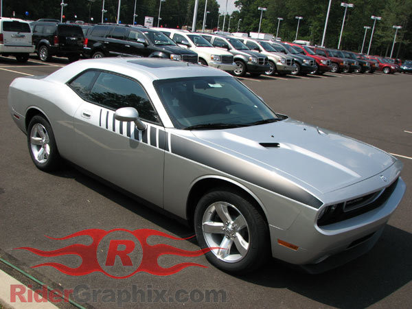 2008 - Up Dodge Challenger Strobe Accent Stripe Graphic Kit