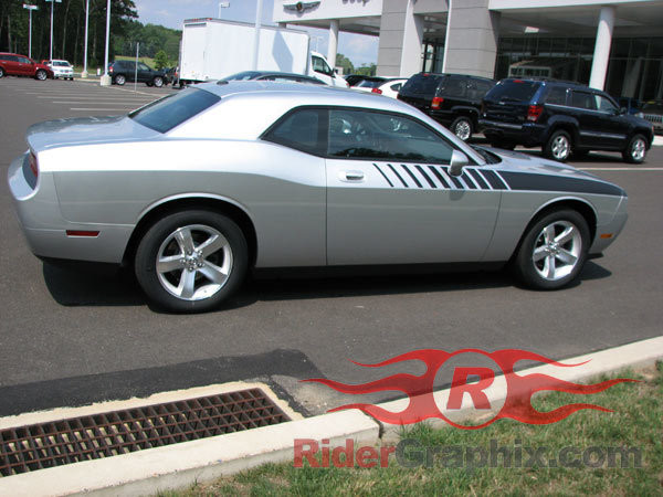 2008 - Up Dodge Challenger Strobe Accent Stripe Graphic Kit