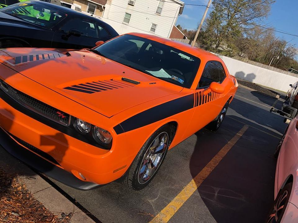 2008 - Up Dodge Challenger Strobe Accent Stripe Graphic Kit