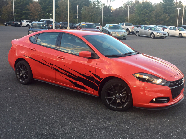2013 - 2016 Dodge Dart Large Splash Graphics