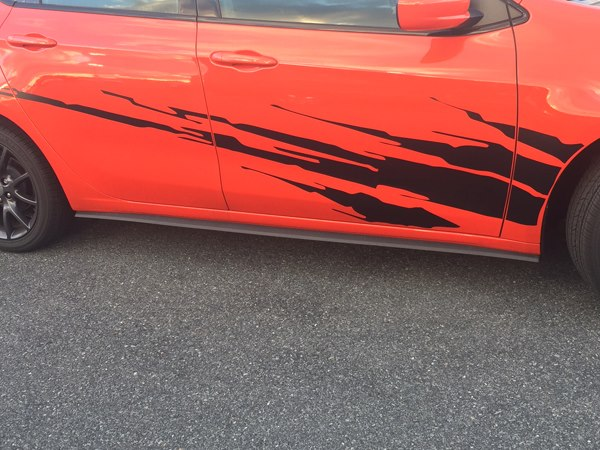 2013 - 2016 Dodge Dart Large Splash Graphics