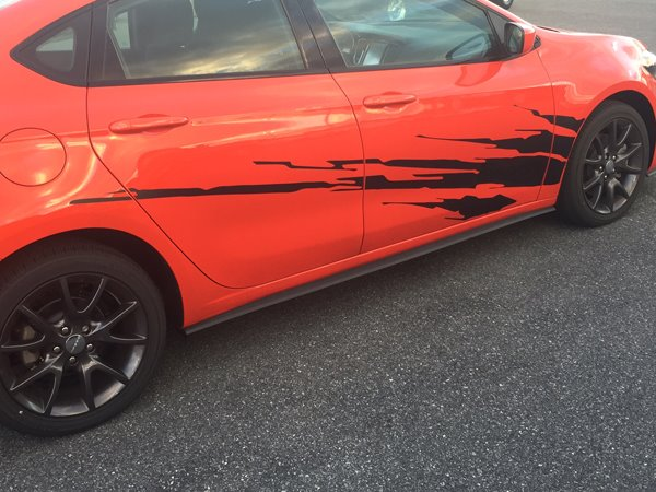 2013 - 2016 Dodge Dart Large Splash Graphics