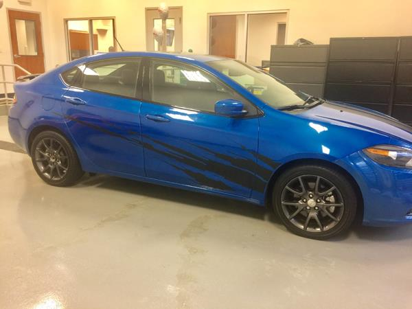 2013 - 2016 Dodge Dart Large Splash Graphics