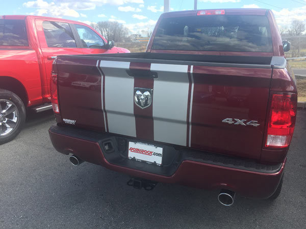 2009 - 2021 Ram (Classic) 1500 Standard Hood and Tailgate Rally Stripes