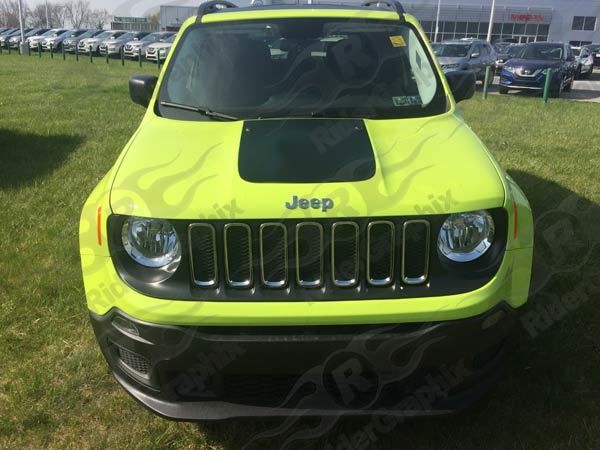 2014 - 2019 Jeep Renegade Hood Blackout Graphics