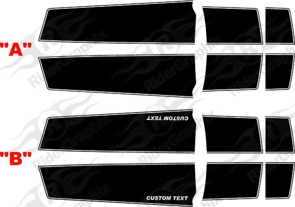 2010 - 2015 Camaro Convertible Concept Style Rally Stripes