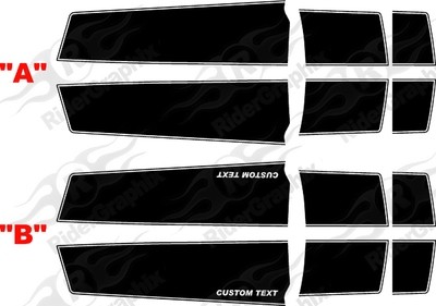 2010 - 2015 Camaro Convertible Concept Style Rally Stripes
