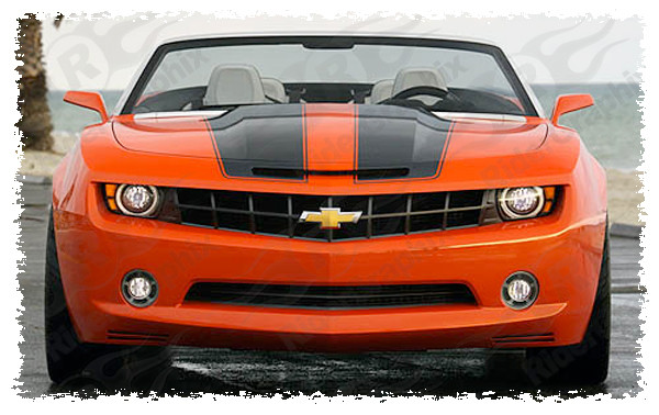 2010 - 2015 Camaro Convertible Concept Style Rally Stripes