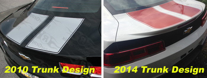 2010 - 2015 Camaro Dual Rally Stripes