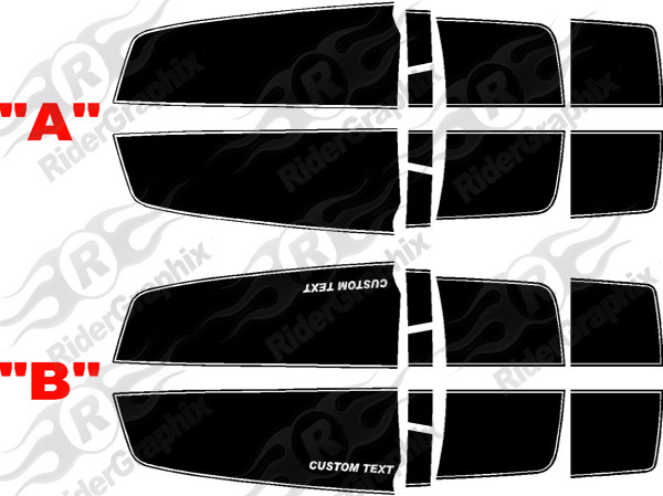 2010 - 2015 Camaro Dual Rally Stripes