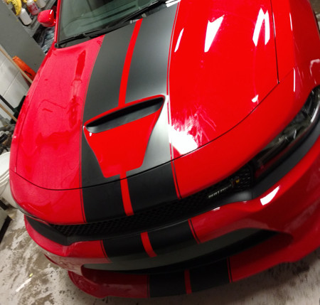 2015 - Up Dodge Charger SRT Hellcat Scat Pack RT GT Factory Style Rally Stripe Kit