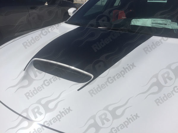 2015 - Up Dodge Charger SRT Hellcat RT GT Scat Pack 6 Piece Hood/Trunk/Spoiler Rally Stripes