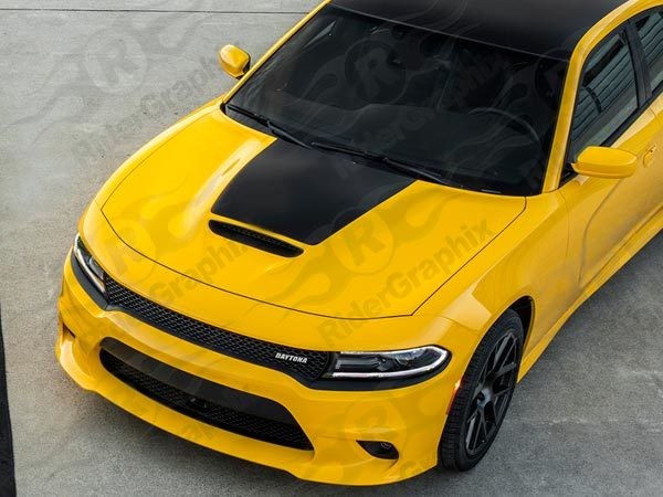 2015 - Up Dodge Charger SRT Hellcat RT GT Scat Pack 6 Piece Hood/Trunk/Spoiler Rally Stripes