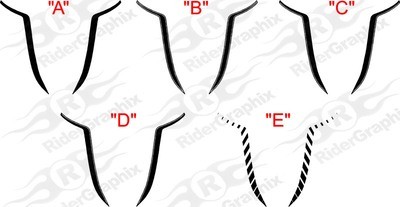 2015 - up Dodge Charger SRT Hellcat RT GT Scat Pack Hood Spear Graphics