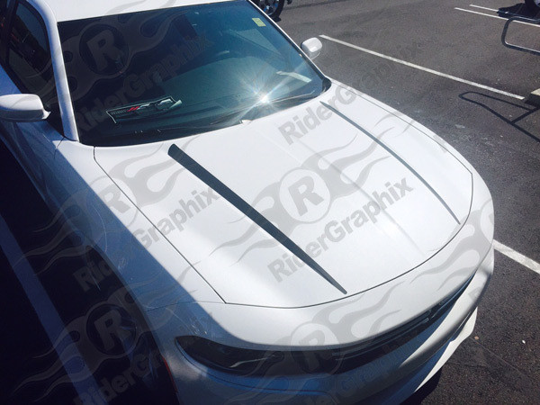 2015 - up Dodge Charger Hood Spear Graphics