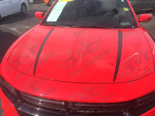 2015 - up Dodge Charger Hood Spear Graphics