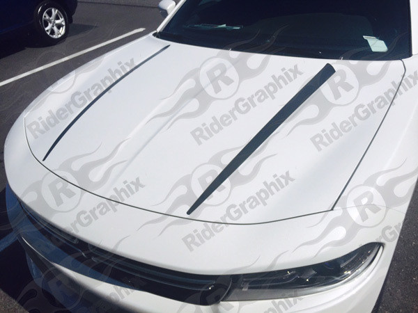 2015 - up Dodge Charger Hood Spear Graphics