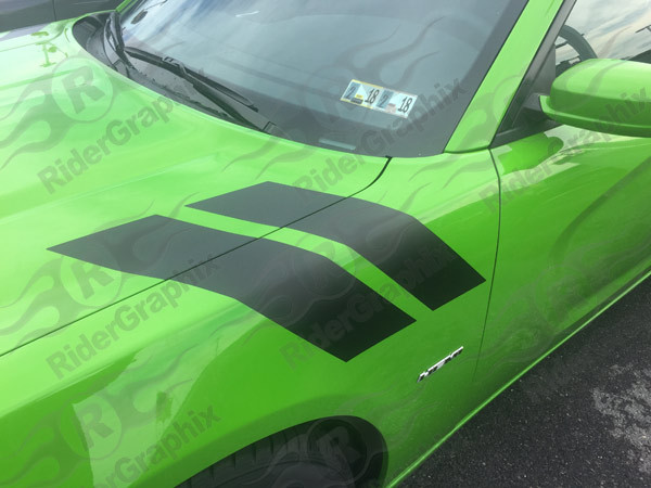 2006 - Up Dodge Charger Hood to Fender Stripes