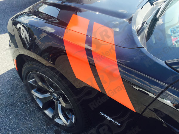 2006 - Up Dodge Charger Hood to Fender Stripes