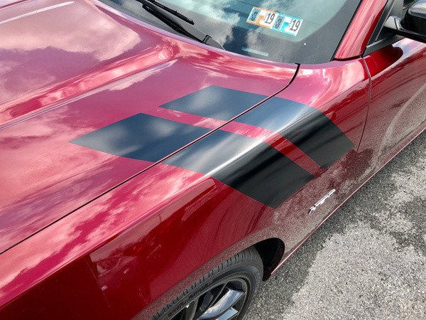 2006 - Up Dodge Charger Hood to Fender Stripes