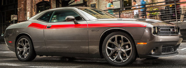 2008 - Up Dodge Challenger 2015 RT Classic Style Side Stripes