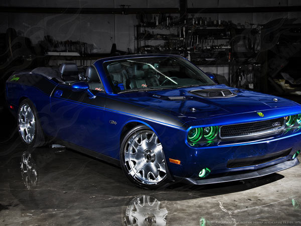 2008 - Up Dodge Challenger Full Body Length Upper Side Stripes