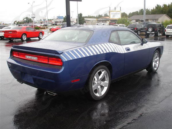 2008 - Up Dodge Challenger Full Body Length Upper Side Stripes
