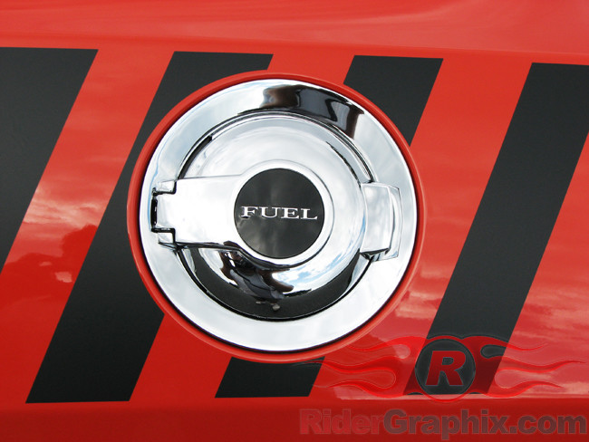 2008 - Up Dodge Challenger Full Body Length Upper Side Stripes