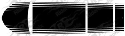 2015 - up Dodge Challenger Shaker Inspired Full Stripe Kit