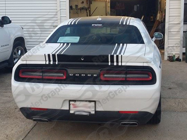 2015 - up Dodge Challenger Shaker Inspired Full Stripe Kit