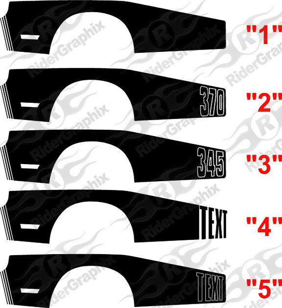 2008 - Up Challenger Billboard Style Side Decals