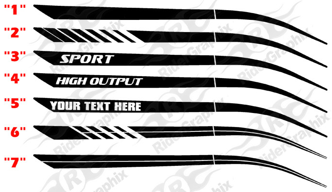 2008 - 2014 Dodge Avenger Stinger Q.P. Stripe Kits