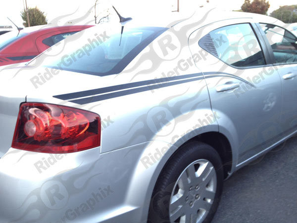 2008 - 2014 Dodge Avenger Stinger Q.P. Stripe Kits