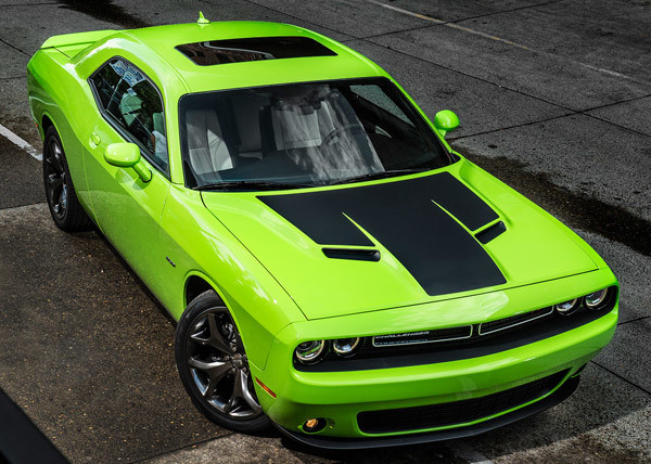 2015 - Up Dodge Challenger SXT / RT / GT AWD One Piece Hood Decal Kit