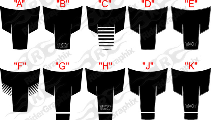 2015 - Up Dodge Challenger SXT / RT / GT AWD One Piece Hood Decal Kit
