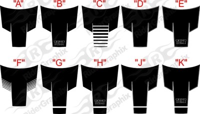 2015 - Up Dodge Challenger SXT / RT / GT AWD One Piece Hood Decal Kit