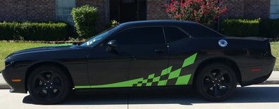 2008 - Up Challenger Checkered Flag Graphics