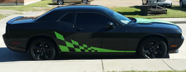2008 - Up Challenger Checkered Flag Graphics
