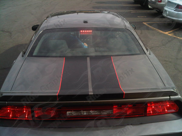 2008 - up Dodge Challenger Rallye Edition Style Stripe Kit