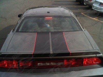2008 - up Dodge Challenger Rallye Edition Style Stripe Kit
