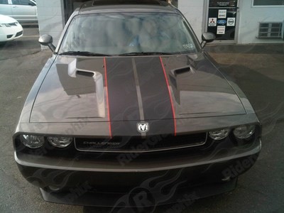 2008 - up Dodge Challenger Rallye Edition Style Stripe Kit