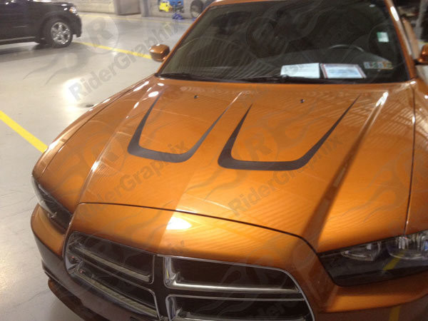 2011 -2014 Dodge Charger Hood Scallop Graphics