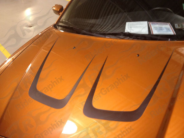 2011 -2014 Dodge Charger Hood Scallop Graphics