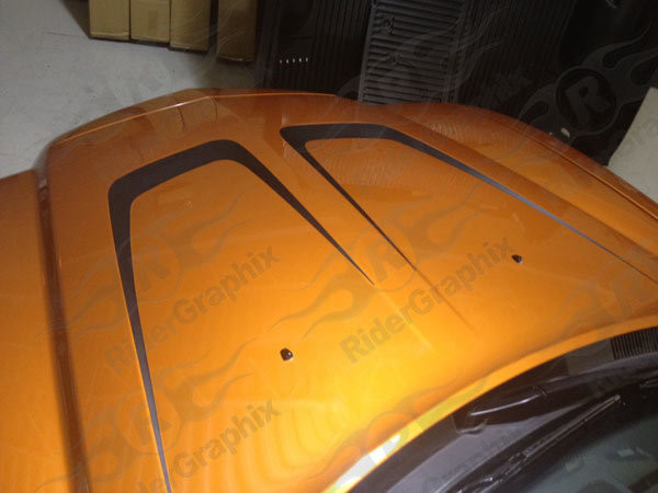 2011 -2014 Dodge Charger Hood Scallop Graphics