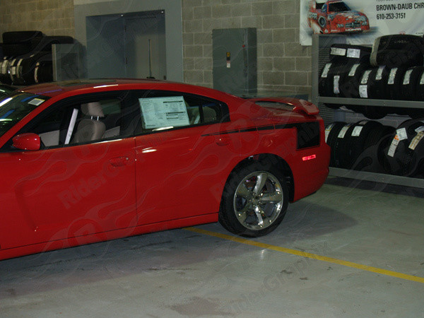 2011 - 2014 Dodge Charger Hockey Style Quarter Panel Stripe Kit