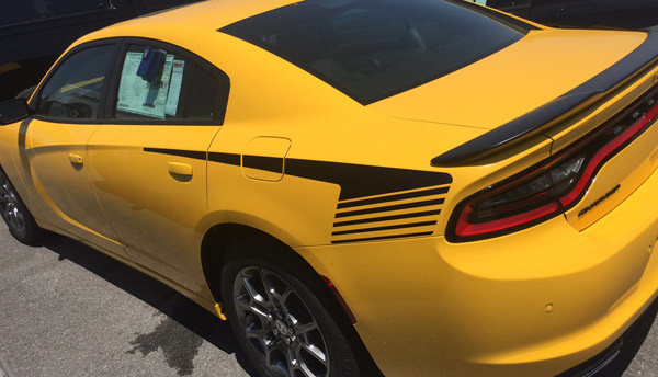 2015 - Up Dodge Charger Hockey Style Quarter Panel Stripe Kit