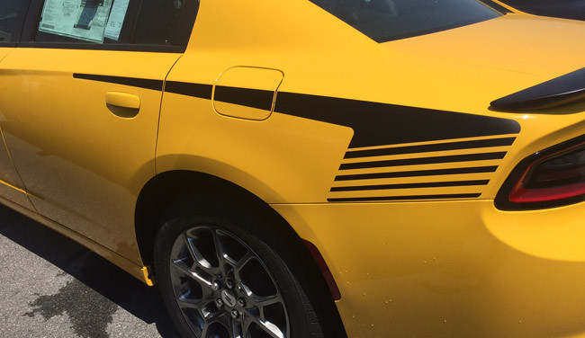 2015 - Up Dodge Charger Hockey Style Quarter Panel Stripe Kit